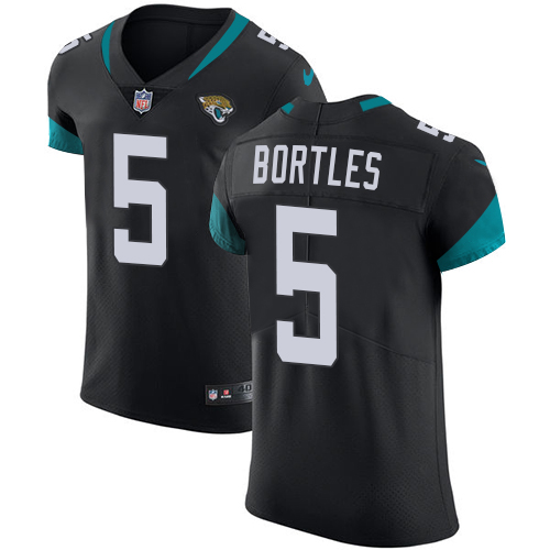 Nike Jaguars #5 Blake Bortles Black Alternate Men's Stitched NFL Vapor Untouchable Elite Jersey - Click Image to Close
